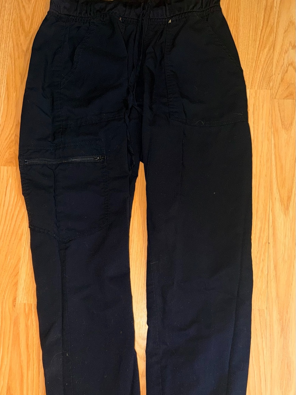 Scrubstar Black Cargo Scrub Pants with Utility Pockets